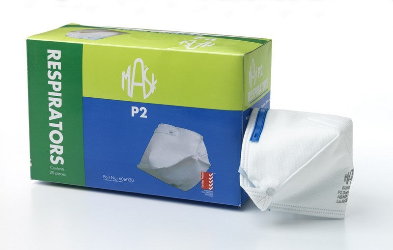 Respirator " Mask " P2 Horizontal Flat Fold - EnviroChem Online Australia