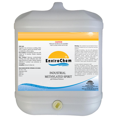 Industrial Methylated Spirits - EnviroChem Online Australia