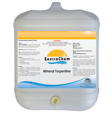 Mineral Turpentine (Turps) - EnviroChem Online