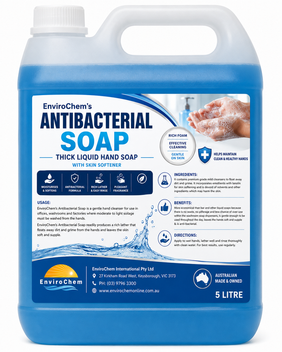 ANTIBACTERIAL LIQUID HAND SOAP ( Blue Liquid )