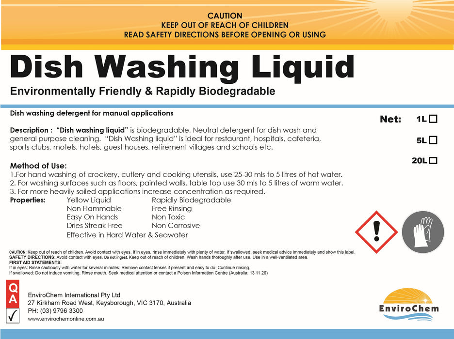 Dish washing Liquid Concentrate (Lemon)