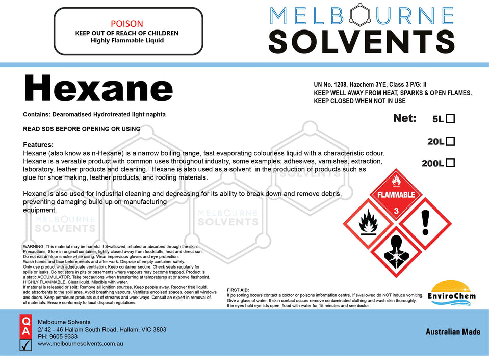 Hexane (n-Hexane)