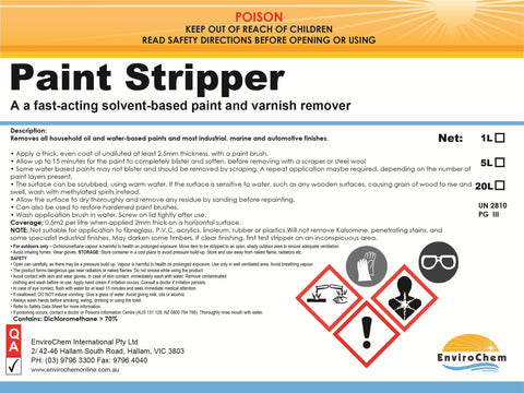 Paint Stripper (Liquid) - EnviroChem International Pty Ltd