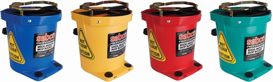 Sabco Wide Mouth Bucket Yellow 16L - EnviroChem International Pty Ltd