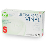 Gloves Vinyl  - 100 Pack, ULTRA FRESH Vinyl Disposable Powdered Gloves (Clear) - EnviroChem International Pty Ltd