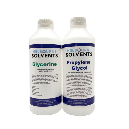 Propylene Glycol + Vegetable Glycerine, 1L COMBO PACK - EnviroChem International Pty Ltd