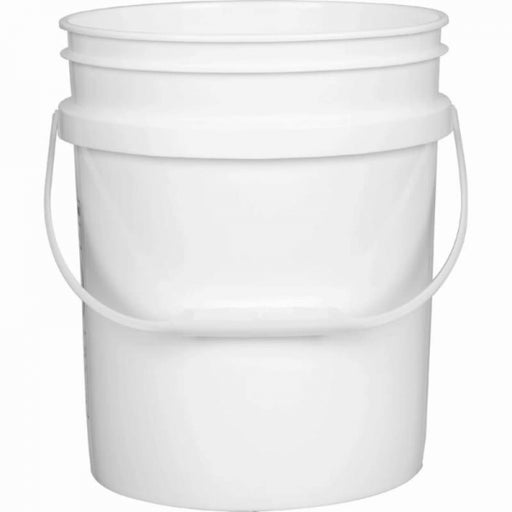 20L White Plastic Pail / Bucket With Lid - EnviroChem Online