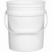 20L White Plastic Pail / Bucket With Lid - EnviroChem Online