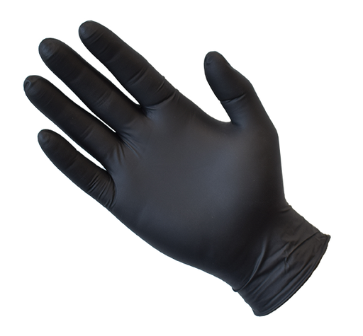 Black Nitrile Gloves - Powder Free - EnviroChem Australia