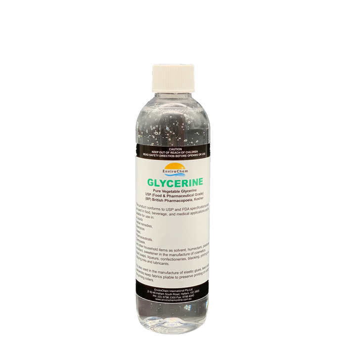 Glycerine (100% VG, Food / Pharmaceutical Grade) ORGANIC - EnviroChem Online