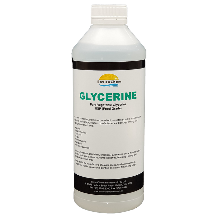 Glycerine (100% VG, Food / Pharmaceutical Grade) ORGANIC - EnviroChem Online Australia