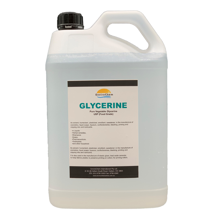 Glycerine (100% VG, Food / Pharmaceutical Grade) ORGANIC - EnviroChem Online Australia