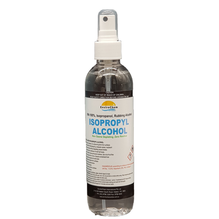 Isopropyl Alcohol (100% IPA), Isopropanol, Rubbing Alcohol - EnviroChem Online Australia