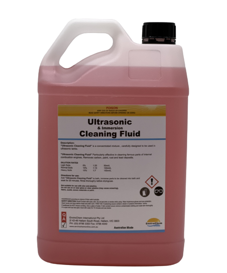 Ultrasonic Cleaner, Ultrasonic Cleaning Fluid, Ultrasonic Cleaning Liquid - EnviroChem International Pty Ltd