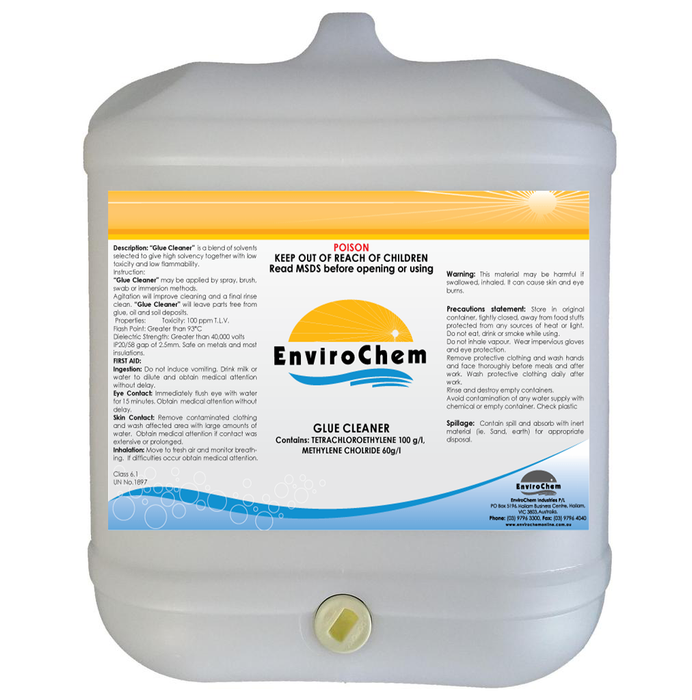 Glue Cleaner (Industrial Strength) - EnviroChem Online Australia