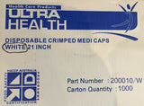 Hair Net Cap Disposable Crimped Hairnet Dust Head Cover Stretch Hat (1000 Pieces) - EnviroChem Online Australia