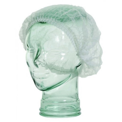 Hair Net Cap Disposable Crimped Hairnet Dust Head Cover Stretch Hat (1000 Pieces) - EnviroChem Online Australia