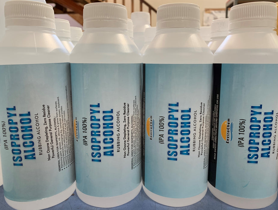 Isopropyl Alcohol (100% IPA), Isopropanol, Rubbing Alcohol - EnviroChem Online Australia