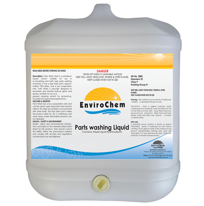 Parts Washing Liquid - EnviroChem Online Australia