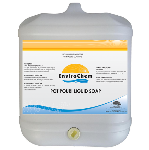 Pot Pouri Liquid Soap (Pink Soap) - EnviroChem Online Australia