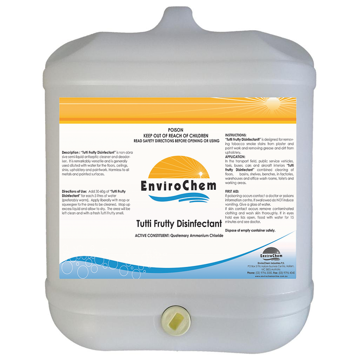 Tutti Frutty Disinfectant - EnviroChem Online Australia